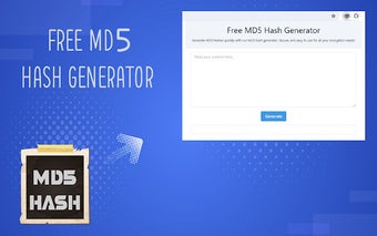 Free MD5 Hash Generator