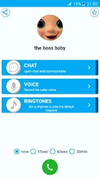 the boss baby fake call