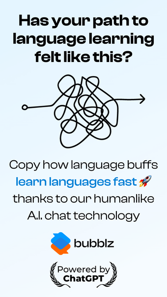 AI Language Practice - Bubblz