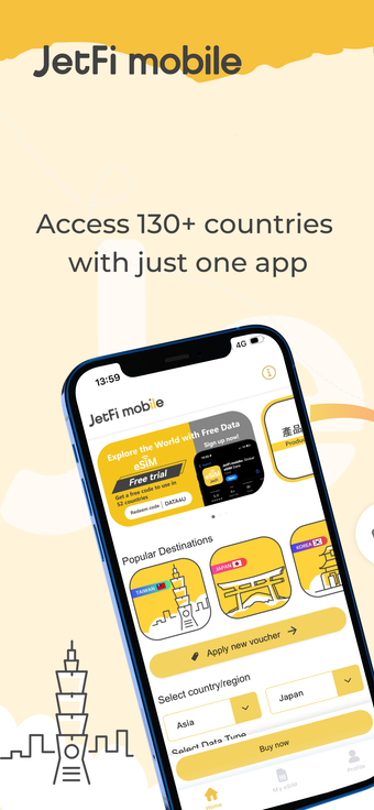 JetFi mobile: Global eSIM Data