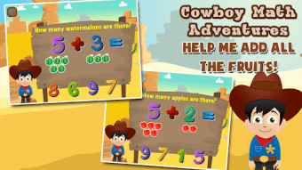 Cowboy Preschool Math Games