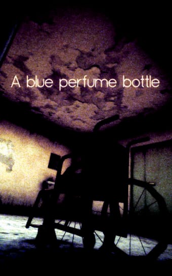 Escape game A blue perfume bottle