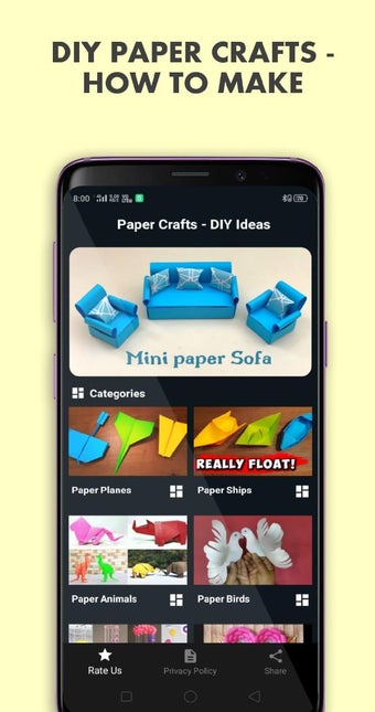 Paper Crafts  Arts - How to make Origami