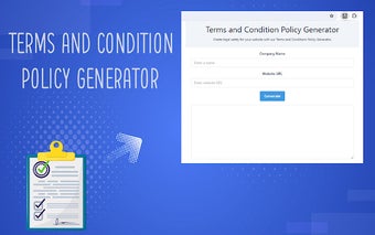 Terms and Condition Policy Generator