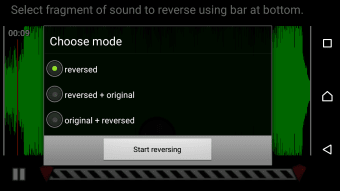 Reverse Sound: talk backwards