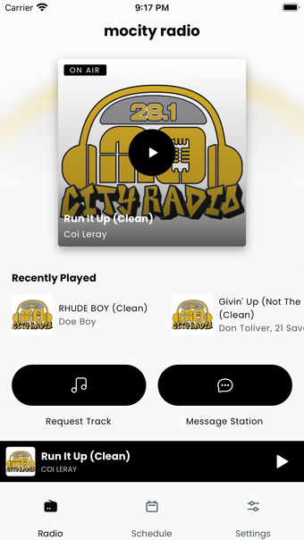 mocity radio App