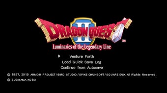 Dragon Quest II: Luminaries of the Legendary Line