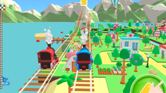 Train Games Racing Car Puzzle