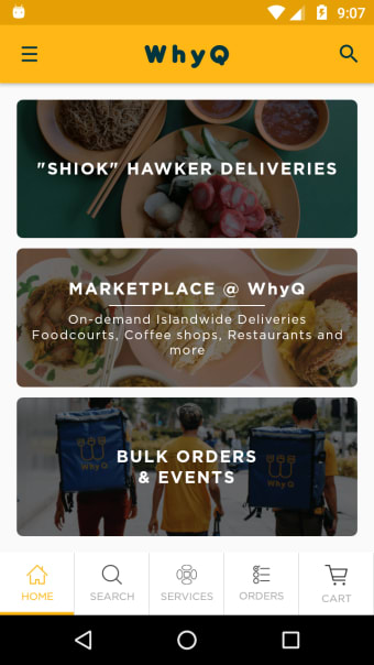 WhyQ Hawker Delivery  Stores
