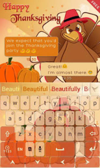 Thanksgiving GO Keyboard Theme