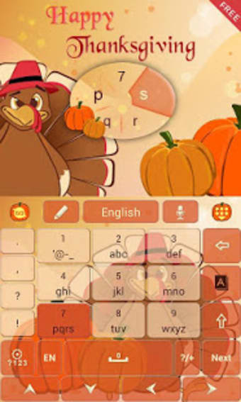 Thanksgiving GO Keyboard Theme