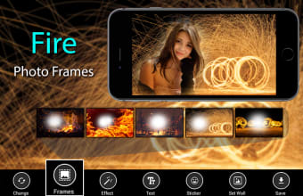 Fire Photo Frames - Fire Effect Photo Editor