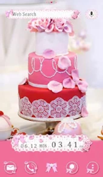 Pink Wedding Cake Theme
