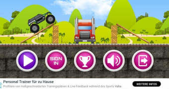 Monster truck game - jump over cars and transport