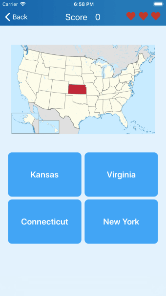 50 US states - Quiz