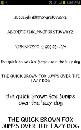 Fonts for Galaxy FlipFont Free