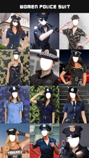 Women Police Suit Camera