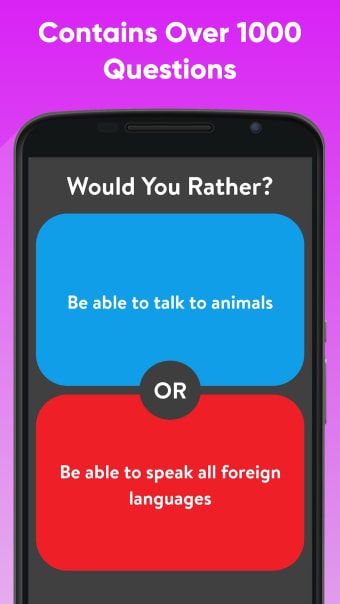 Would You Rather Choose