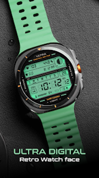 ULTRA Digital Retro watch face