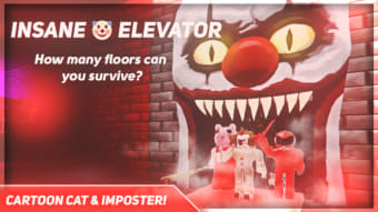 Insane Elevator CARTOON CAT AMONG US IMPOSTER