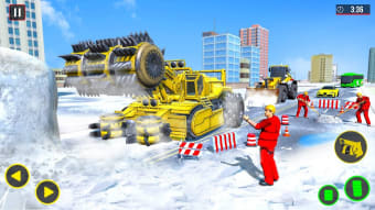 Snow Excavator City Rescue