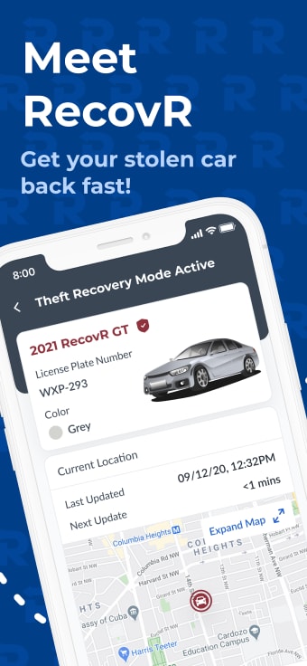 RecovR: Vehicle Theft Recovery