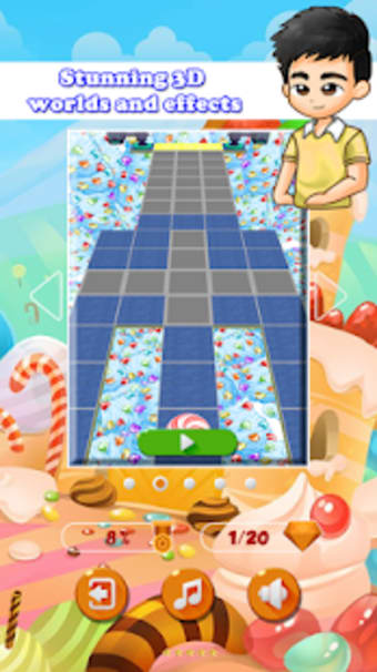 Candy Sky: Rolling 3D