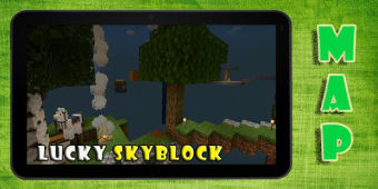 Lucky Skyblock Map for MCPE