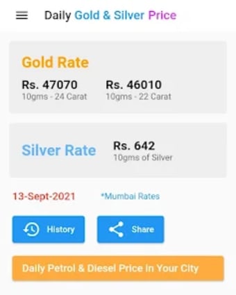 Gold  Silver Price