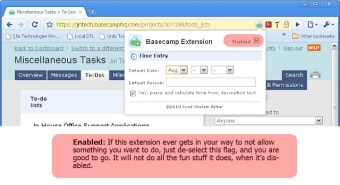 Basecamp Extension