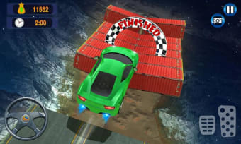 Mega ramp car driving - impossible car flip