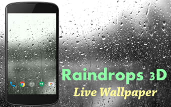 Raindrops 3D Live Wallpaper