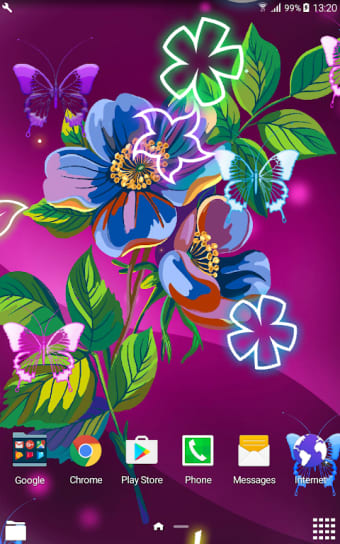 Abstract Flower Live Wallpaper