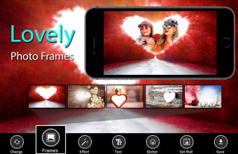 Lovely Photo Frames - romantic love overlay effect