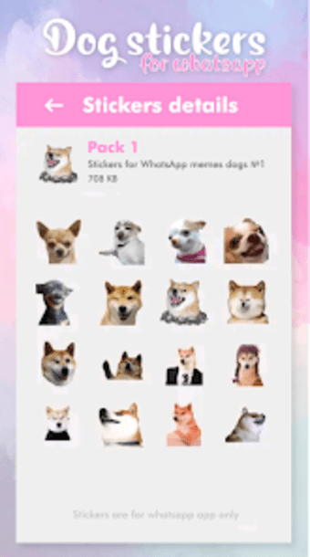 Dog Stickers for Whatsapp