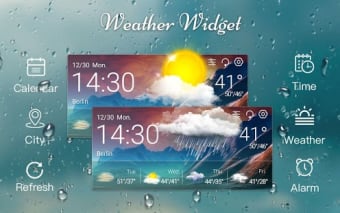 Weather & Clock Widget