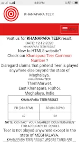 KHANAPARA TEER Official App