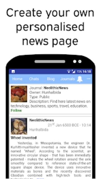Neperos: chat blog  news