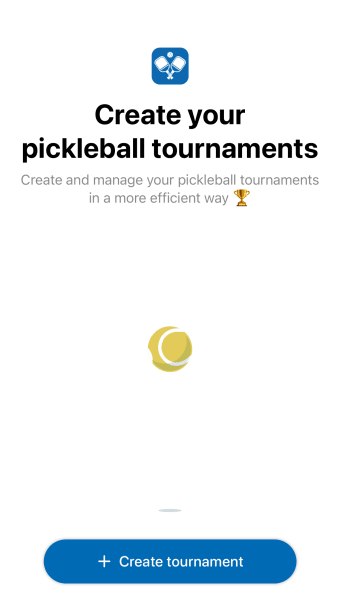 Pickleball Tournaments Creator