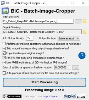 BIC – Batch-Image-Cropper