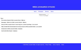 Redirection to Web Leonardo