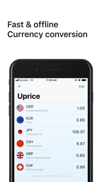 Uprice  currency converter