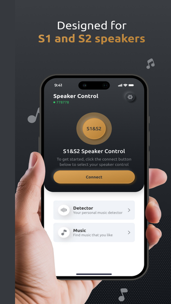 S1 S2 Speaker Controller App