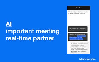 Meetslay - Real-Time Meeting Partner