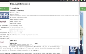 Site Audit Extension