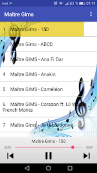 Maitre Gims Music 2019--sans internet