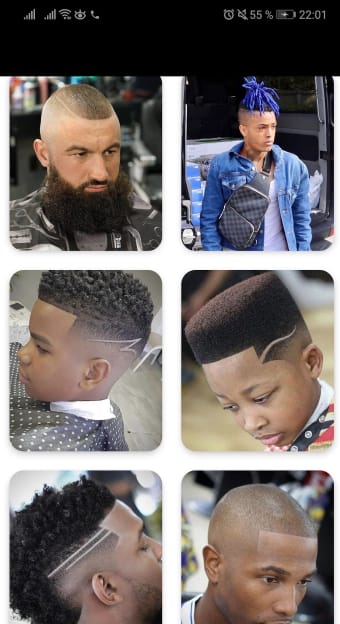 Catalogue coiffure homme afro