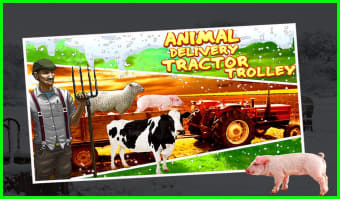 Farm Animal Tractor Trolley 17