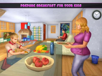 Pregnant Mom Virtual Family Happy Home