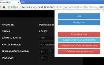 FirstData.lv Testing Tool